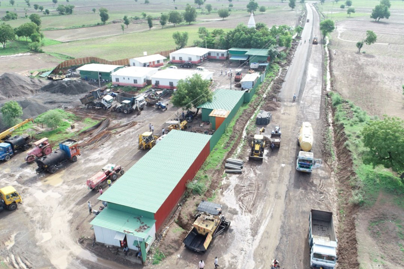 SH 278 at Buldhana District, Akola by Krishnae Infrastructure Pune