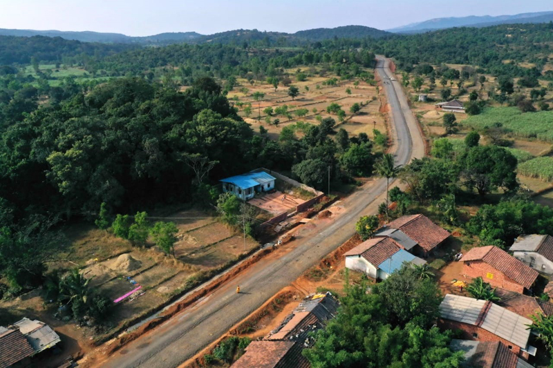 SH 179 at Gargoti, Kolhapur District by Krishnae Infrastructure Pune